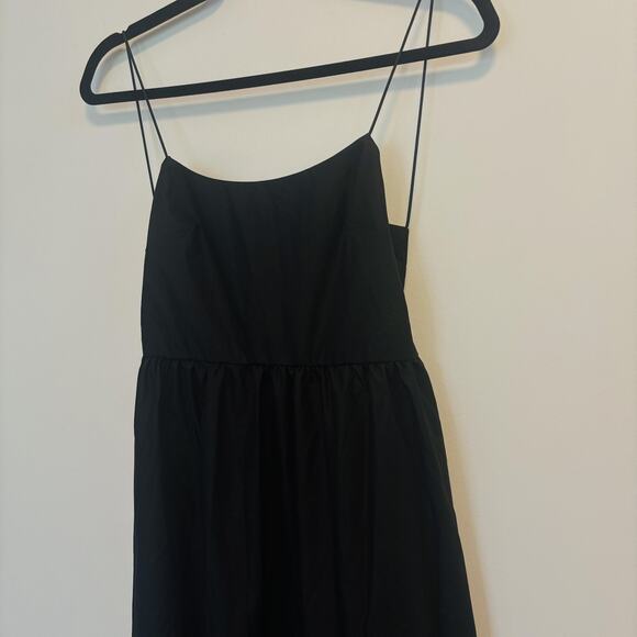 Commense Dress Womens Extra Small Black Maxi Tiered Spaghetti Open Back NEW - Picture 4 of 12